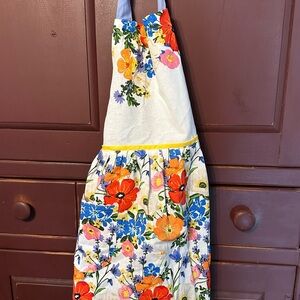 Floral Apron with Colorful Blooms